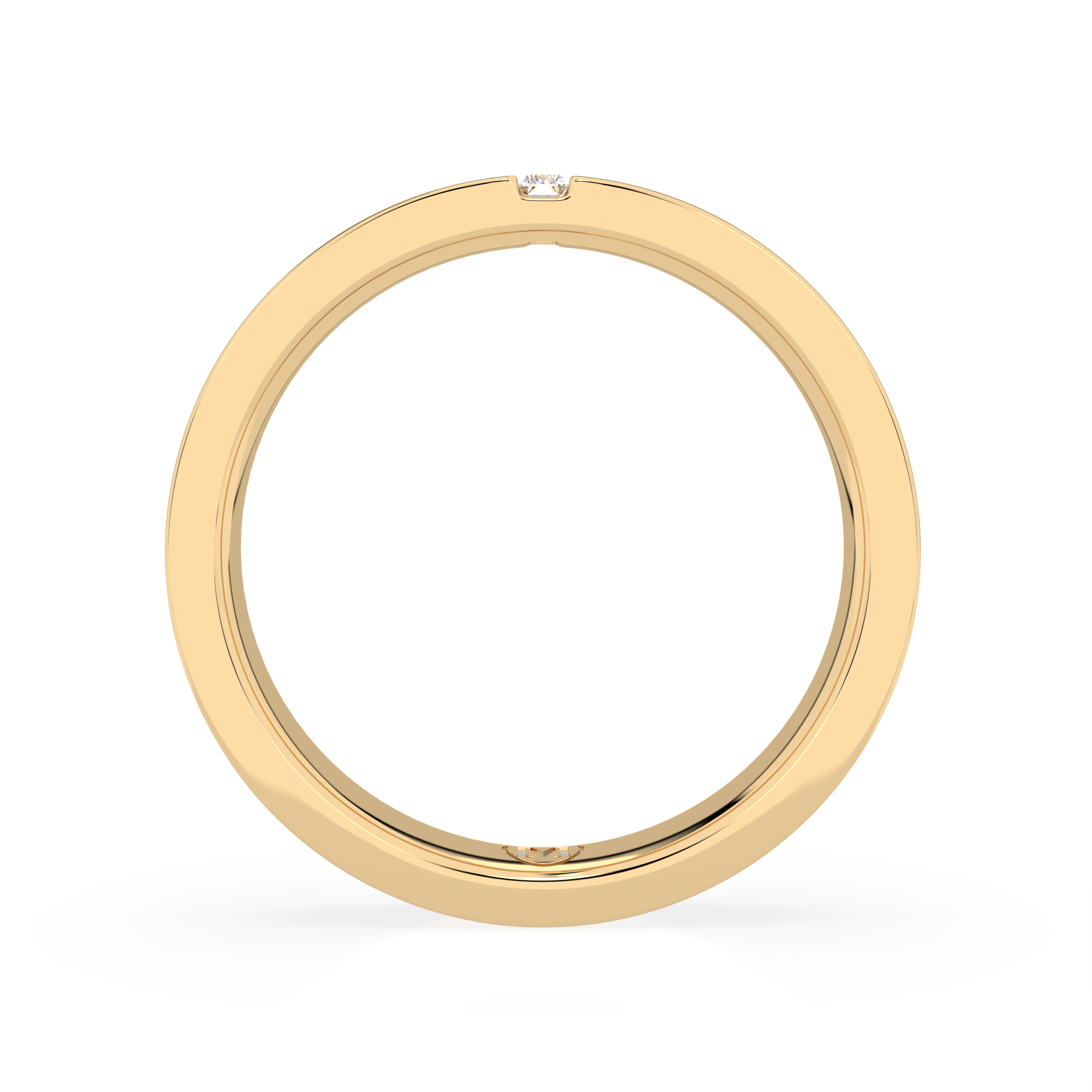 VERTICAL BAGUETTE DIAMOND BAND 3 MM.