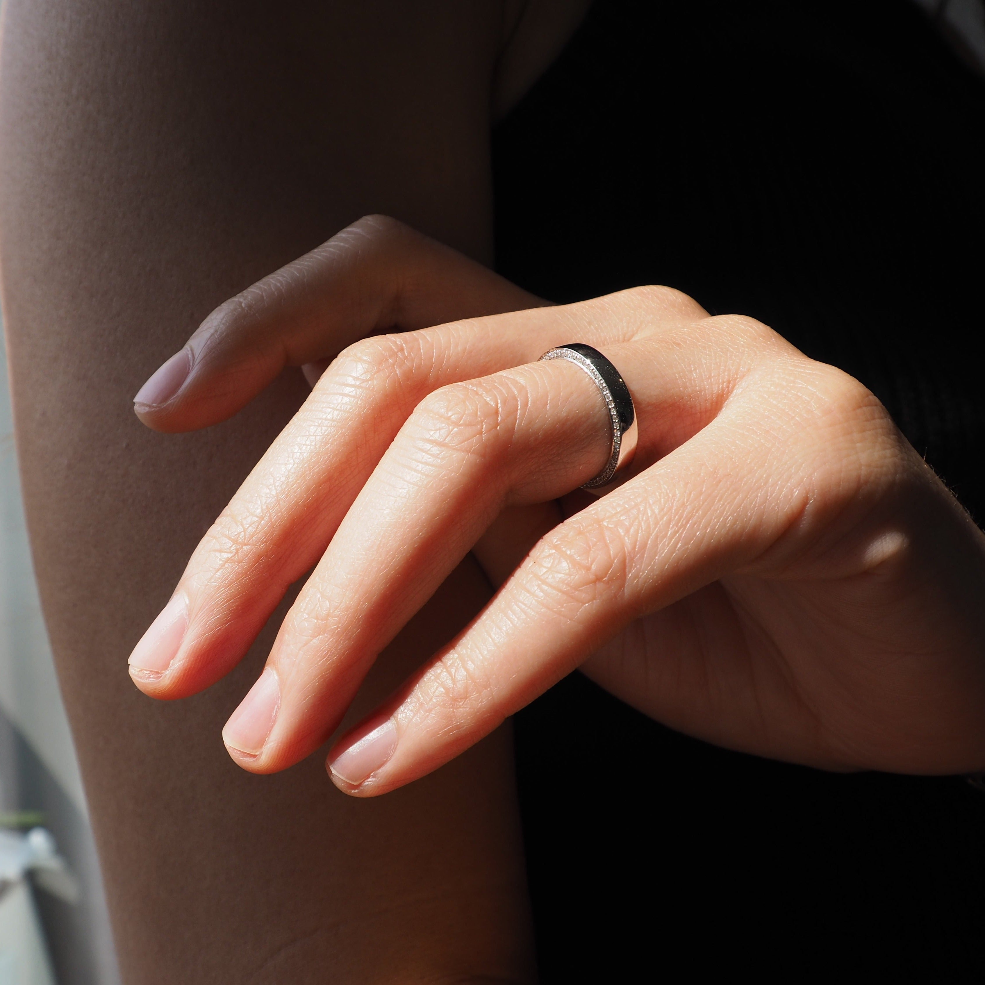 DIAMOND EDGE ETERNITY RING